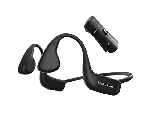 UP-6K11 Mimitakara Bone Conduction Headphone with Remote Mic - Image 2